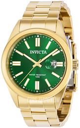 Invicta Pro Diver Zielony/Stal w odcieniu złota Ø43 mm 38464