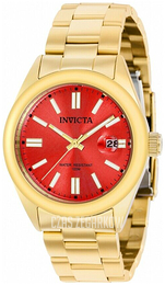 Invicta Pro Diver Czerwony/Stal w odcieniu złota Ø38 mm 38485