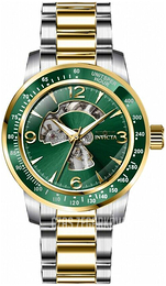 Invicta Specialty Zielony/Stal w odcieniu złota Ø45 mm 38561