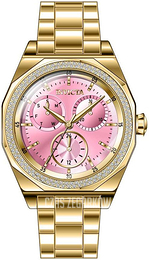 Invicta Angel Różowy/Stal w odcieniu złota Ø38 mm 38563