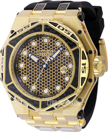 Invicta Carbon Hawk Czarny/Stal w odcieniu złota Ø54.5 mm 38909