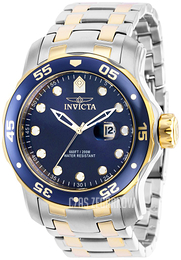 Invicta Pro Diver Niebieski/Stal w odcieniu złota Ø48 mm 39089