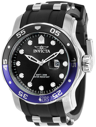 Invicta Pro Diver Czarny/Stal Ø48 mm 39106