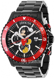 Invicta Disney Czarny/Stal Ø48 mm 39522