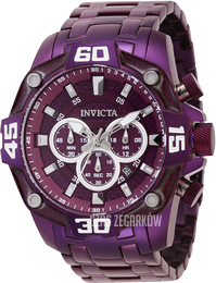 Invicta Pro Diver Purpurowy/Stal Ø52 mm 40253