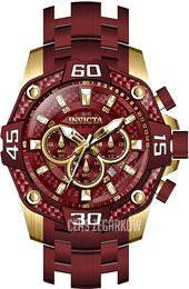 Invicta Pro Diver Czerwony/Stal Ø52 mm 40257