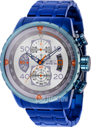 Invicta Aviator Srebrny/Stal Ø48 mm 40707