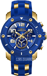 Invicta Pro Diver Niebieski/Stal w odcieniu złota Ø51.5 mm 40814