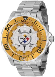 Invicta Nfl Biały/Stal Ø47 mm 42126