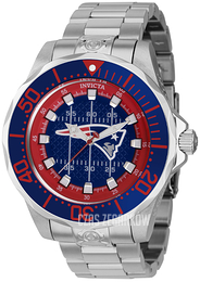 Invicta Nfl Niebieski/Stal Ø47 mm 42127