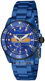 Invicta Nhl Niebieski/Stal Ø38 mm 42228