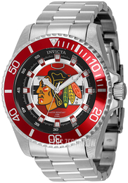 Invicta Nhl Wielokolorowy/Stal Ø47 mm 42234