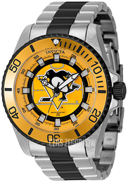 Invicta Nhl Żółty/Stal Ø47 mm 42242