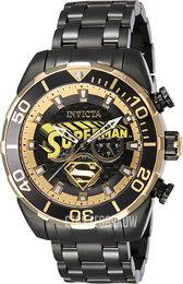 Invicta DC Comics Czarny/Stal Ø50 mm 43559