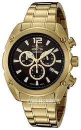 Invicta II Czarny/Stal w odcieniu złota Ø44 mm 6956