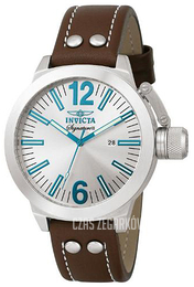 Invicta Signature Srebrny/Skóra Ø45 mm 7322