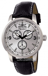 Invicta Signature Srebrny/Skóra Ø45 mm 7338