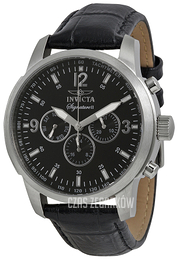 Invicta Signature Czarny/Skóra Ø45 mm 7339