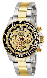 Invicta Signature II Żółte złoto/Stal Ø45 mm 7408