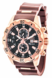 Invicta Signature II Czarny/Guma Ø45 mm 7485