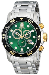 Invicta Pro Diver Zielony/Stal Ø48 mm 80046