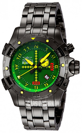 Invicta Aviator Zielony/Stal Ø52 mm 80250