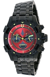 Invicta Aviator Czerwony/Stal Ø48 mm 80256