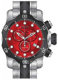 Invicta Venom Czerwony/Stal Ø53.7 mm 80564