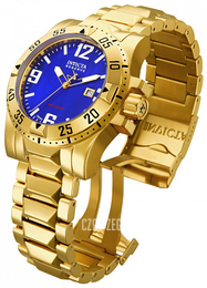Invicta Excursion Niebieski/Stal w odcieniu złota Ø49.5 mm 80600