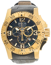 Invicta Excursion Czarny/Skóra Ø49.5 mm 80673