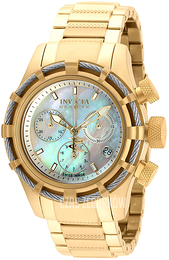 Invicta Biały/Stal w odcieniu złota Ø40 mm 90011