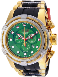 Invicta Bolt Zielony/Stal w odcieniu złota Ø53 mm 90014