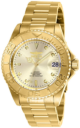 Invicta Pro Diver Szampański/Stal w odcieniu złota Ø40 mm 9010OB
