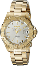 Invicta Pro Diver Srebrny/18 karatowe żółte złoto Ø40 mm 9010SYB