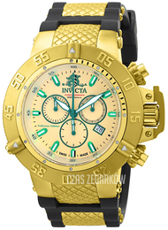Invicta Subaqua Kremowy/Stal w odcieniu złota Ø50 mm 90111