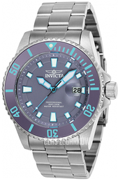 Invicta Pro Diver Purpurowy/Stal Ø44 mm 90292
