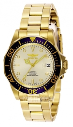 Invicta Pro Diver Żółte złoto/Stal w odcieniu złota Ø43 mm 9743