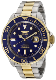 Invicta Pro Diver Niebieski/Stal w odcieniu złota Ø47 mm F0067