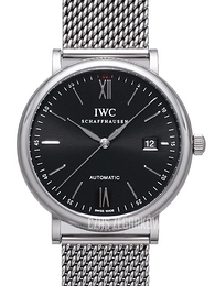 IWC Portofino Czarny/Stal Ø40 mm IW356506