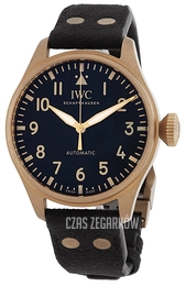 IWC Big Pilot Czarny/Skóra Ø43 mm IW329703