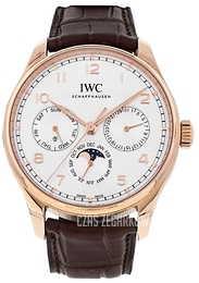 IWC Portugieser Srebrny/Skóra Ø42.4 mm IW344202