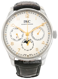 IWC Portugieser Srebrny/Skóra Ø42.4 mm IW344203