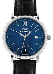IWC Portofino Niebieski/Skóra Ø40 mm IW356518