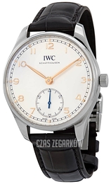 IWC Portugieser Srebrny/Skóra Ø40.4 mm IW358303