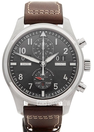 IWC Pilots Spitfire Szary/Skóra Ø46 mm IW379108