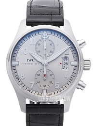 IWC Pilots Spitfire Srebrny/Skóra Ø43 mm IW387809