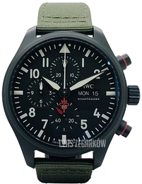 IWC Pilots Czarny/Skóra Ø44.5 mm IW389104