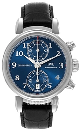 IWC Da Vinci Niebieski/Skóra Ø42 mm IW393402