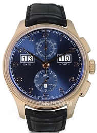 IWC Portuguese Niebieski/Skóra Ø45 mm IW397204