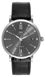 IWC Portofino Czarny/Skóra Ø37 mm IW458102